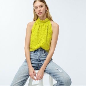 NWT J.Crew Lace Halter Top